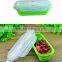 2016 Dongguan new brand rectangle silicone fruits crisper box set