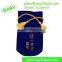 Custom Printed Logo and Tassel Decorative Velvet Wine Pouch Bag
