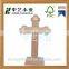 unfinished natural religious wall haging decor small wholesale craft wooden cross small wooden crosses