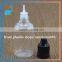 vapor juice e juice pet plastic bottle 30ml 50ml for e liquid bottle 10ml 15ml with flat child proof and tamper proof cap