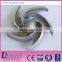 ISO9000 Precision casting carbon steel impeller