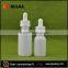 wholesale fancy small frosted matte white glass dropper bottle for olive oil                        
                                                                                Supplier's Choice