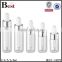 3/4/5/6/8ml aluminum silver dropper glass tube bottle packaging clear surface liquid skin care use