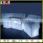 2016 new design cafe LED bar counter/LED light up bar table with remote control