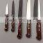Six sets kitchen stainless steel cutlery set combination Colour wooden handle high-grade knives set
