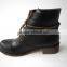 2016 wooden heel women trendy boot