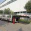 Shengrun brand 60 tons low bed semi trailer/heavy duty 3 axle low bed trailer/carbon steel low flatbed semi trailer