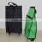 Foldable shopping cart trolley /Portable travelling bags with trolley /polyester trolley bag