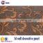 Eco-friendly 3d effect wood decorative wall panel for interior wall and ceiling decoration fireproof insulation wall board