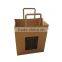 Handle low cost white kraft paper bag