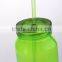 high quality 16OZ 20OZ drinkging glass mason jar with handle straw and tin lid manufacturer