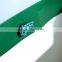 Green Paper Promotional Bag with Cotton Rope and Glossy Finish