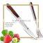 high quality casting color wood handle steak knife and fork wooden fork