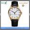 FS FLOWER - Classic Series De La Montre Quartz Mat Blue Cuir Des Hommes De Haute Qualite