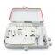 1*8 fiber optic splitter box / fiber optic distribution box with ABS material