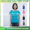 New Design Women's 100% Polyester Dry Fit T Shirt Elastic Casual Blank Sport Tee Shirt