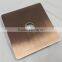 Red bronze metal sheet brushed finishe rose gold brushed suface treatment furniture processing