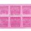 Pink 6 Cavity Catoon Soap SIlicone Mold Handmade Soap Molds