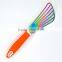 Hot sale Novel design plastic handle Titanize stainless steel slotted fish spatula