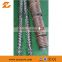 Plastic Extruder conical twin screw barrel/Double screw for extruder