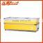 600L Single temperature horizontal top glass display chest freezer