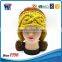 2016 new design Knit pattern ear flaps knitting hat with pom pom