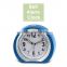 BB08004 Home decoration Ananlog Table beep alarm clock with moon shape