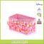 new design full printing non woven fabric cosmetic storage box