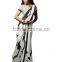 Off White Crepe Designers Saree