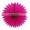 Round folding honeycomb wedding decoration paper fan