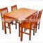 cheap solid wood dining room furniture dining table and 4 chairs