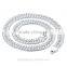 High Quality 6mm 8mm 10mm Men's Big Chain 925 Sterling Silver Necklace, Curb Silver Necklace