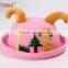 Cheap Wool Felt Hat/Short Brim for Pupil Girls Young Child Kids Yellow/Red/ Black
