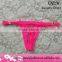 In pink color teen thong daily sexy mature underwear rose red g string panties
