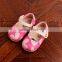 Printed in Love Beautiful Dress Leather Baby Shoes