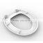Urea high qulity white toilet seats adjustable universal hinges