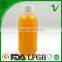 High quality clear 250ml empty plastic boston round bottle