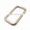 large open plain metal bag hardware square ring