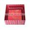 Fancy red promotinal paper gift box packaging wholesale