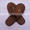 Indoor slippers with customized logo.