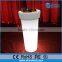 plastic waterproof decorative led vase planter pot,illuminated flower pot