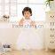 Wholesale Elegance Baby Girl Dress Flower Layered Skirt Bow Ruffles Flower Dresses