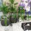 fashionable high quality fiberglass plants container and flowers pots cheap pots