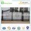 Black powder coated new design iron gate for home