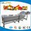 Automatic electric vegetable and fruit washing cleaning machine,industrial fruit washing machine