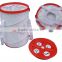 pet food barrel collapsible Foldable nylon pop up spiral collapsible Pet Food container