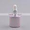 Aluminum cap dropper bottle with child and tamper proof cap uv gel colored glass essential oil bottles 7ml