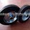 solid rubber wheel for small wood wagon