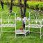 Outdoor furniture antique white KD bench