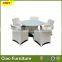 newest outdoor garden dining set UV-proof rattan dining set